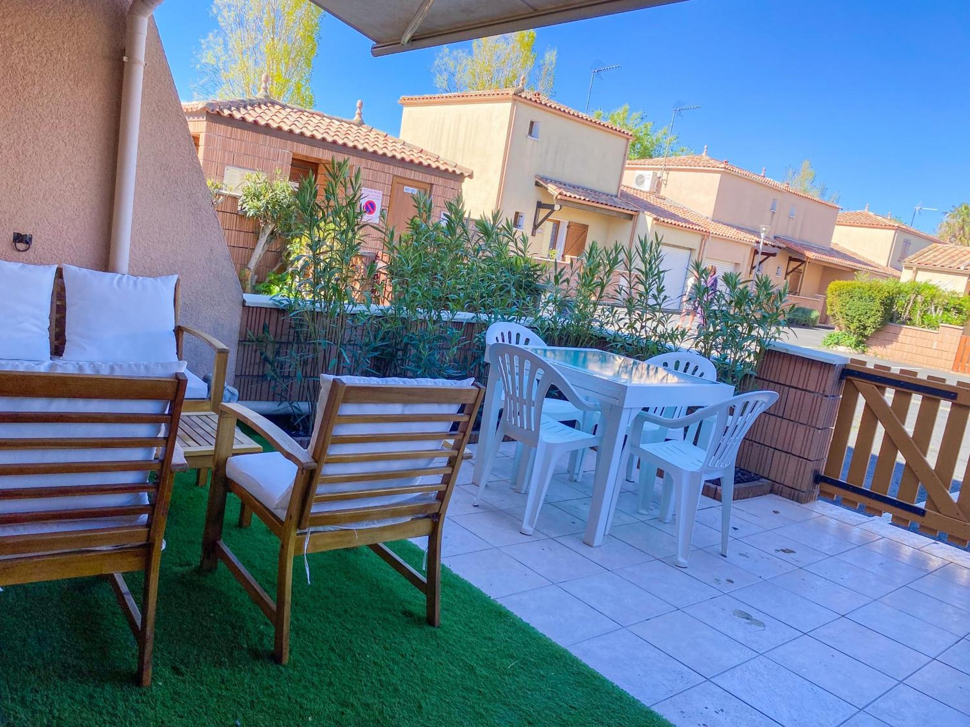 Maison bord de mer en résidence avec piscine Vias Esterno foto