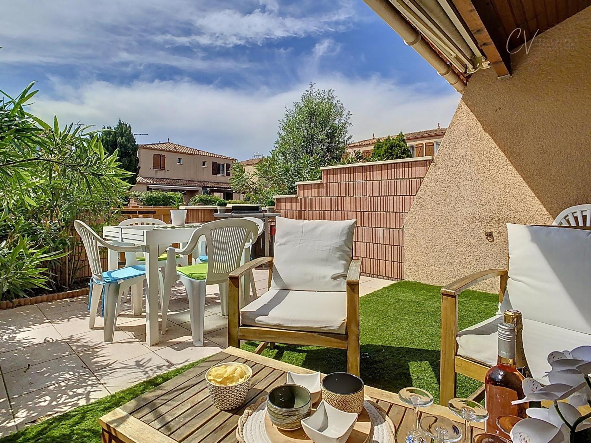 Maison bord de mer en résidence avec piscine Vias Esterno foto